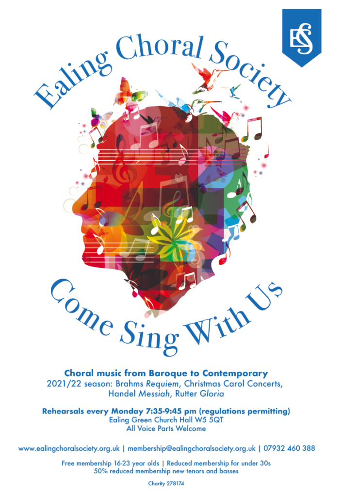 Come sing with us! Ealing Choral Society